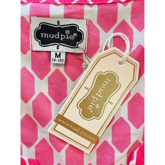 Mud Pie Lizzie Sleeveless Tunic/Minidress, Hot pink, Ladies Medium, NWT - Picture 3 of 4